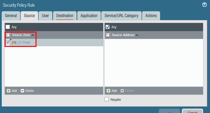 Security Policy - Source