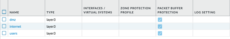 image of PAN-OS GUI with security zone